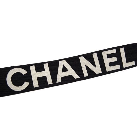 Chanel Black GI Belt 94A #75/30 Small Good 130962 main image 8